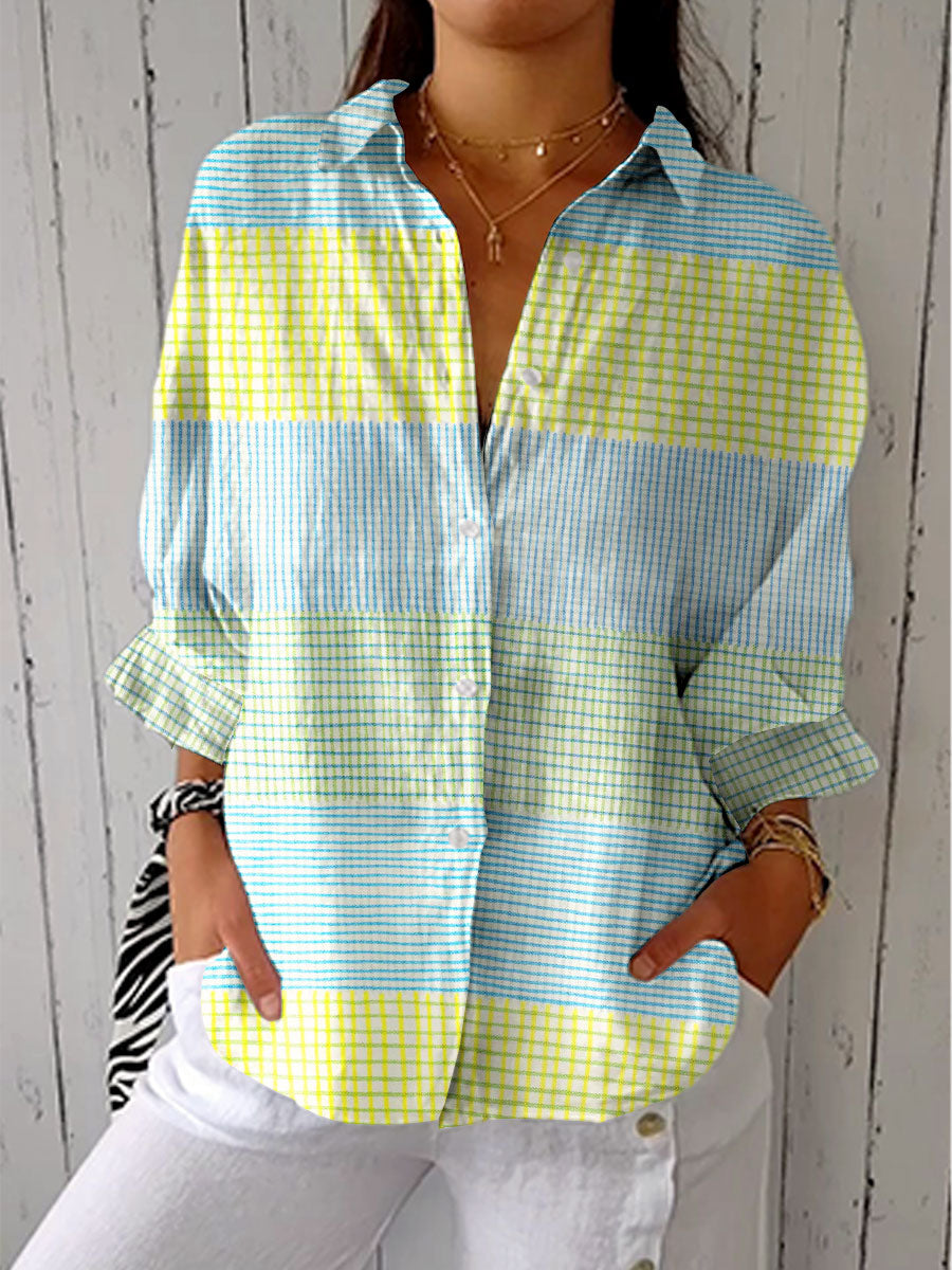 Chloe - Color Pop Printed Blouse