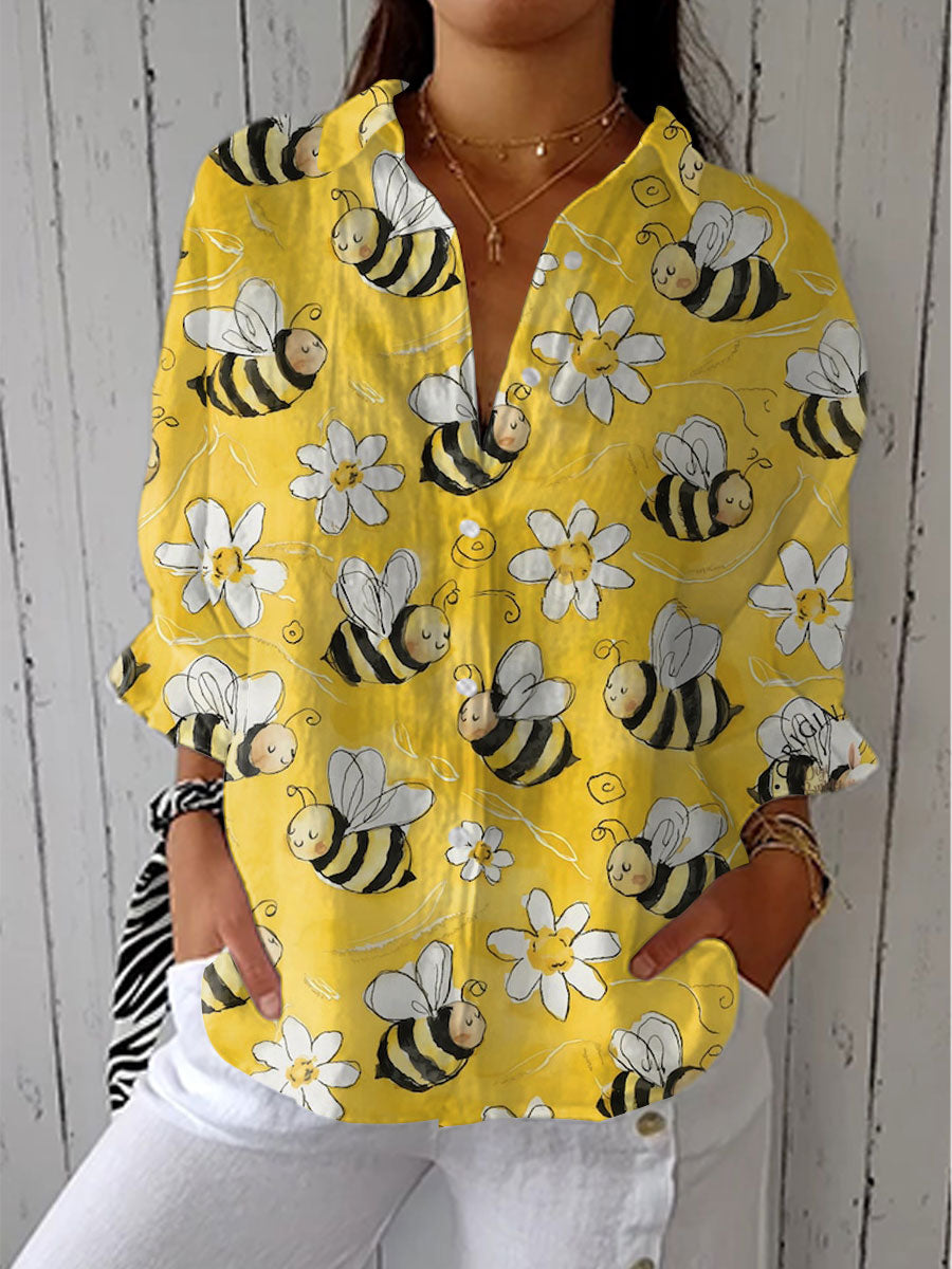 Honey - Bee Printed Blouse