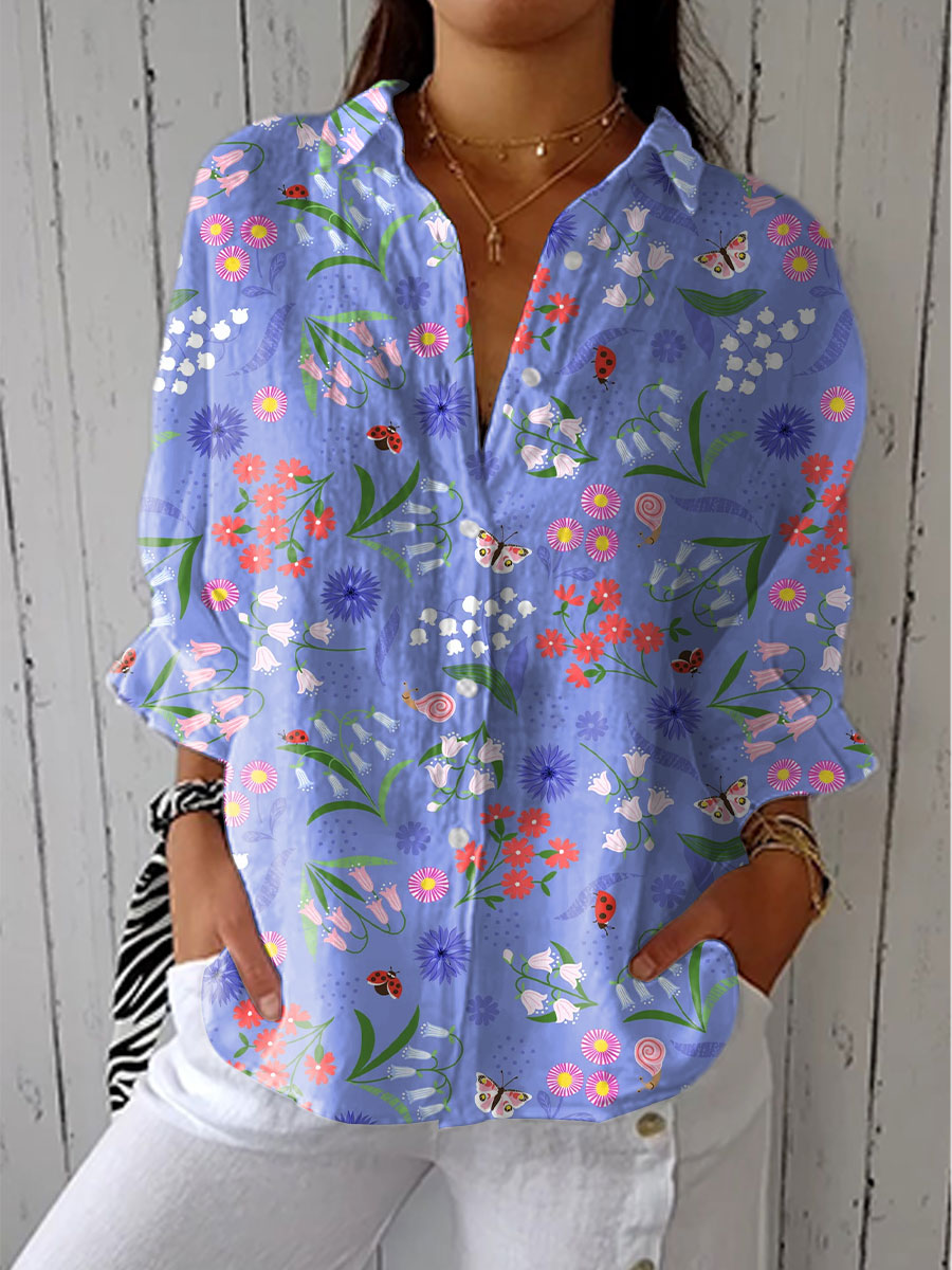 Cordelia - Bloom Print Blouse