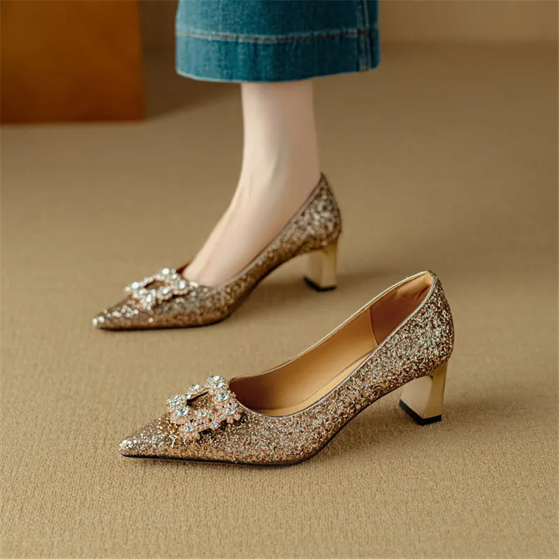 Luciana - Elegance Crystal Heels