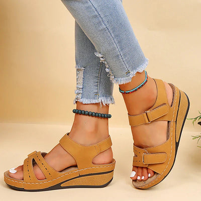 Adela - Casual Wedge Sandals