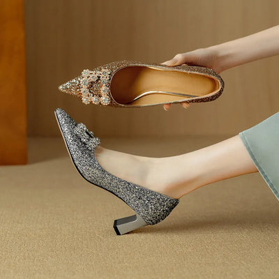 Luciana - Elegance Crystal Heels