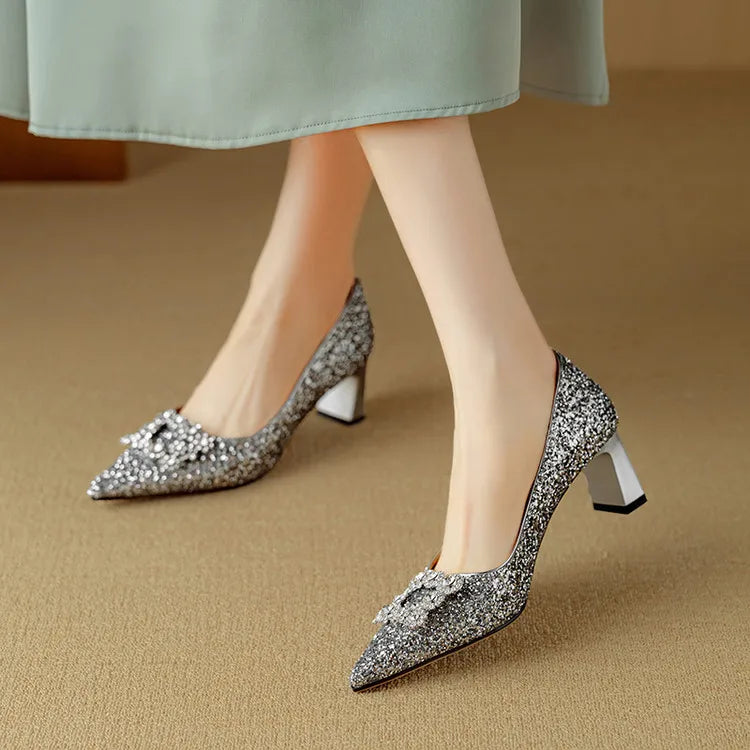 Luciana - Elegance Crystal Heels
