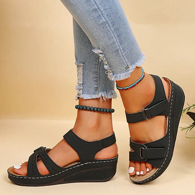 Adela - Casual Wedge Sandals