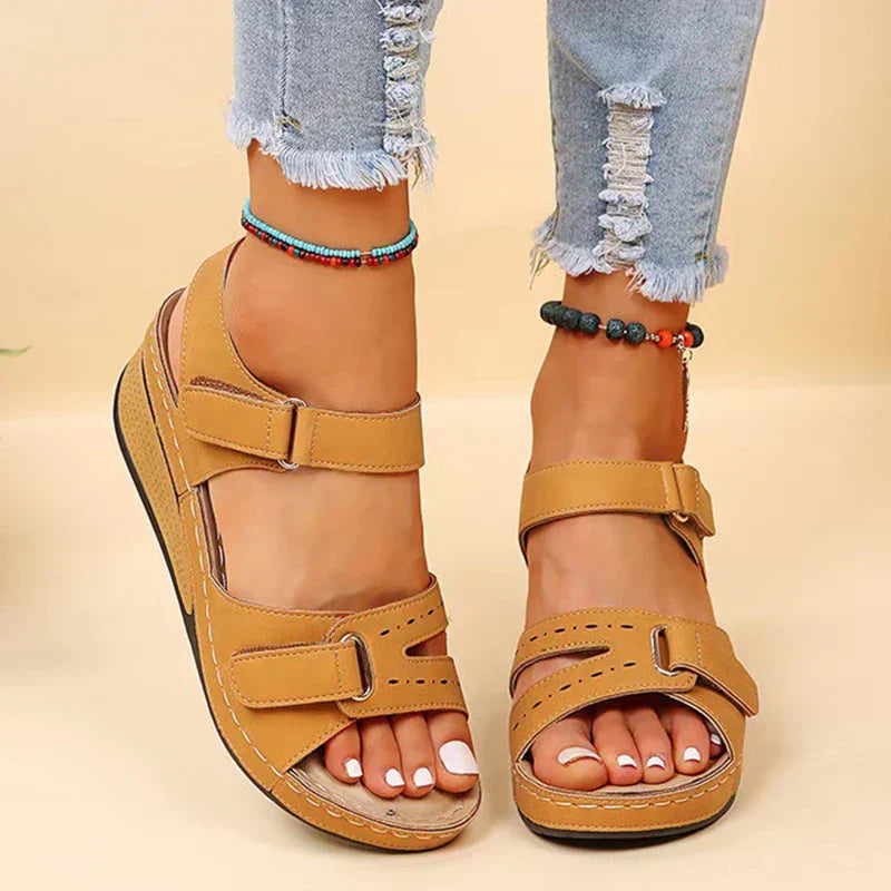 Adela - Casual Wedge Sandals
