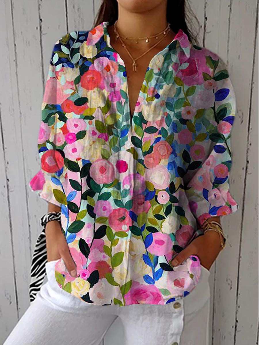 Alyanna - Floral Print Blouse